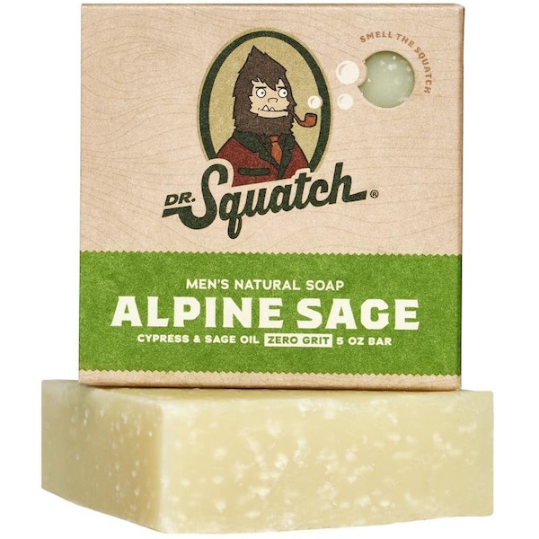 Dr. Squatch Dr. Squatch Alpine Sage Scent Bar Soap 5 oz 1 pk WH-BAR-ALP-01 - main